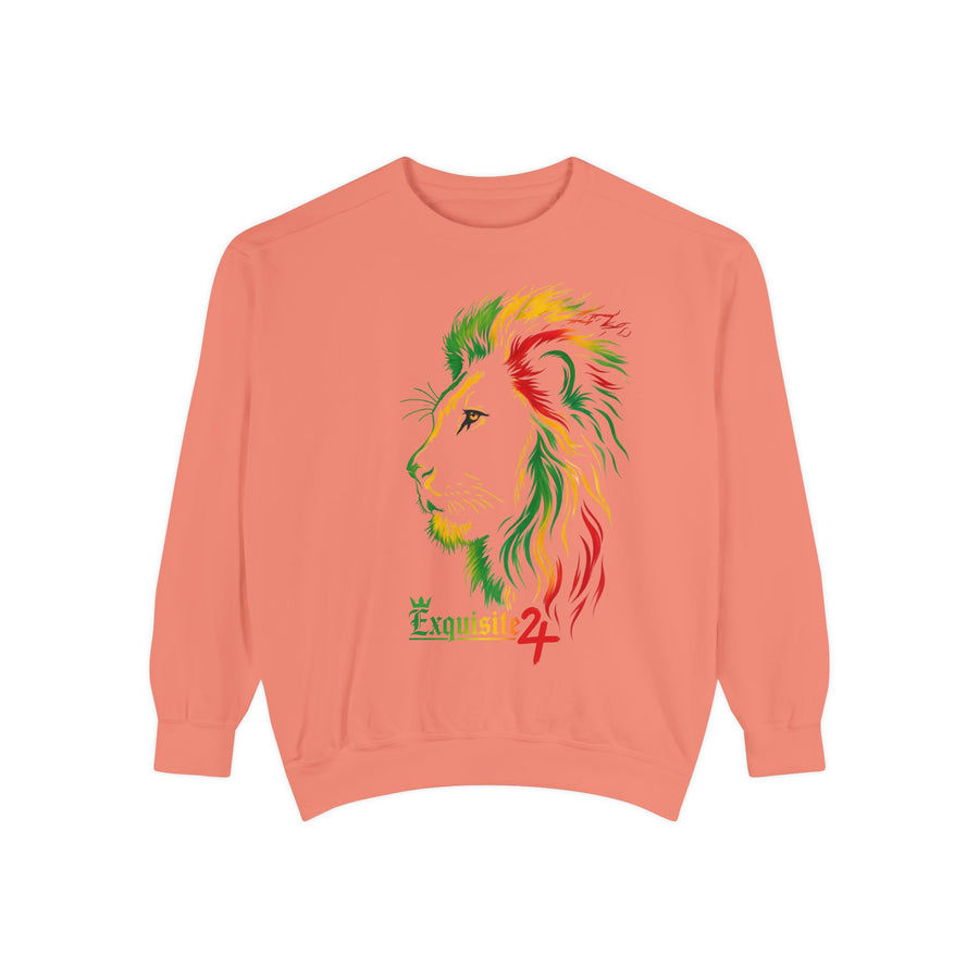 Rasta Lion Outline Sweatshirt