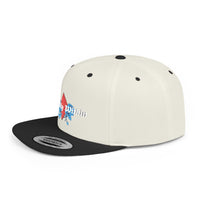 'Royalty Within' Embroidered Flat Bill Snapback Cap