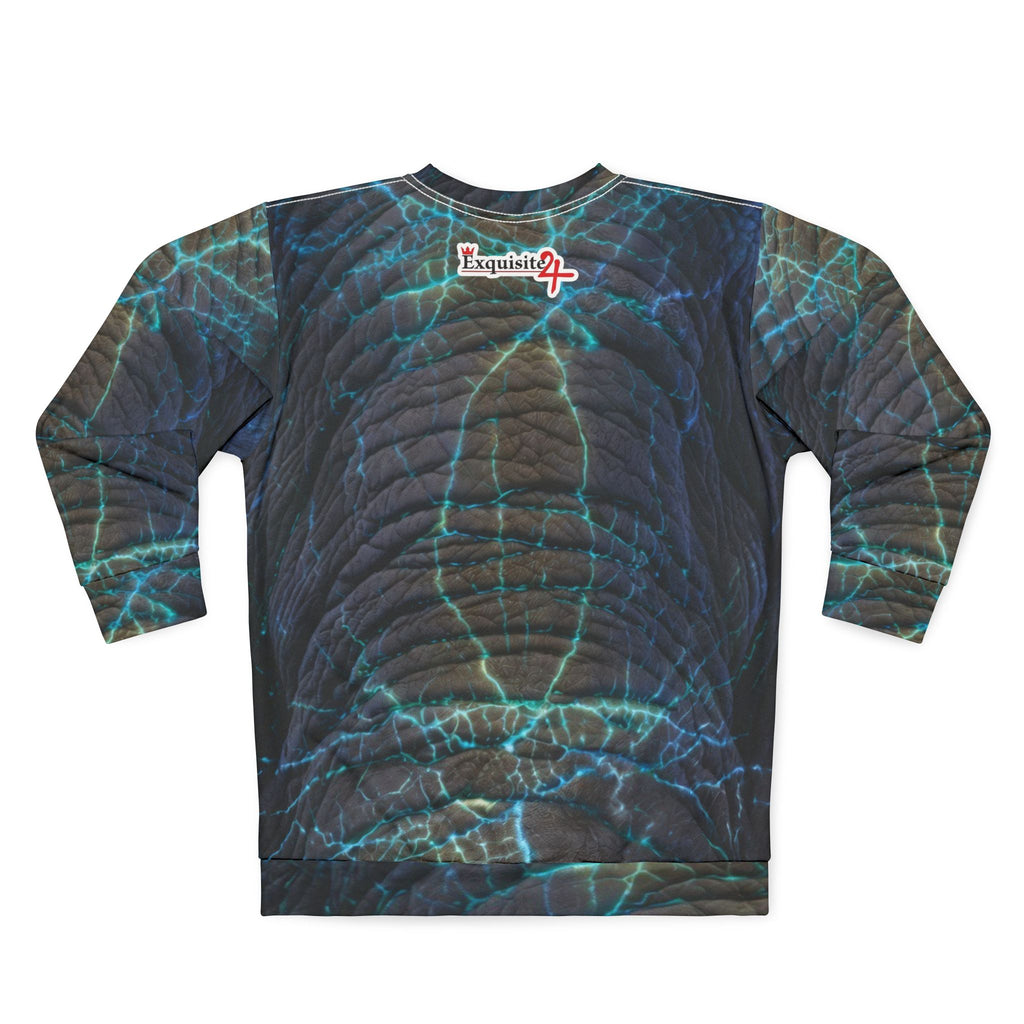 Elephant Blue Lightning Ripple Sweatshirt