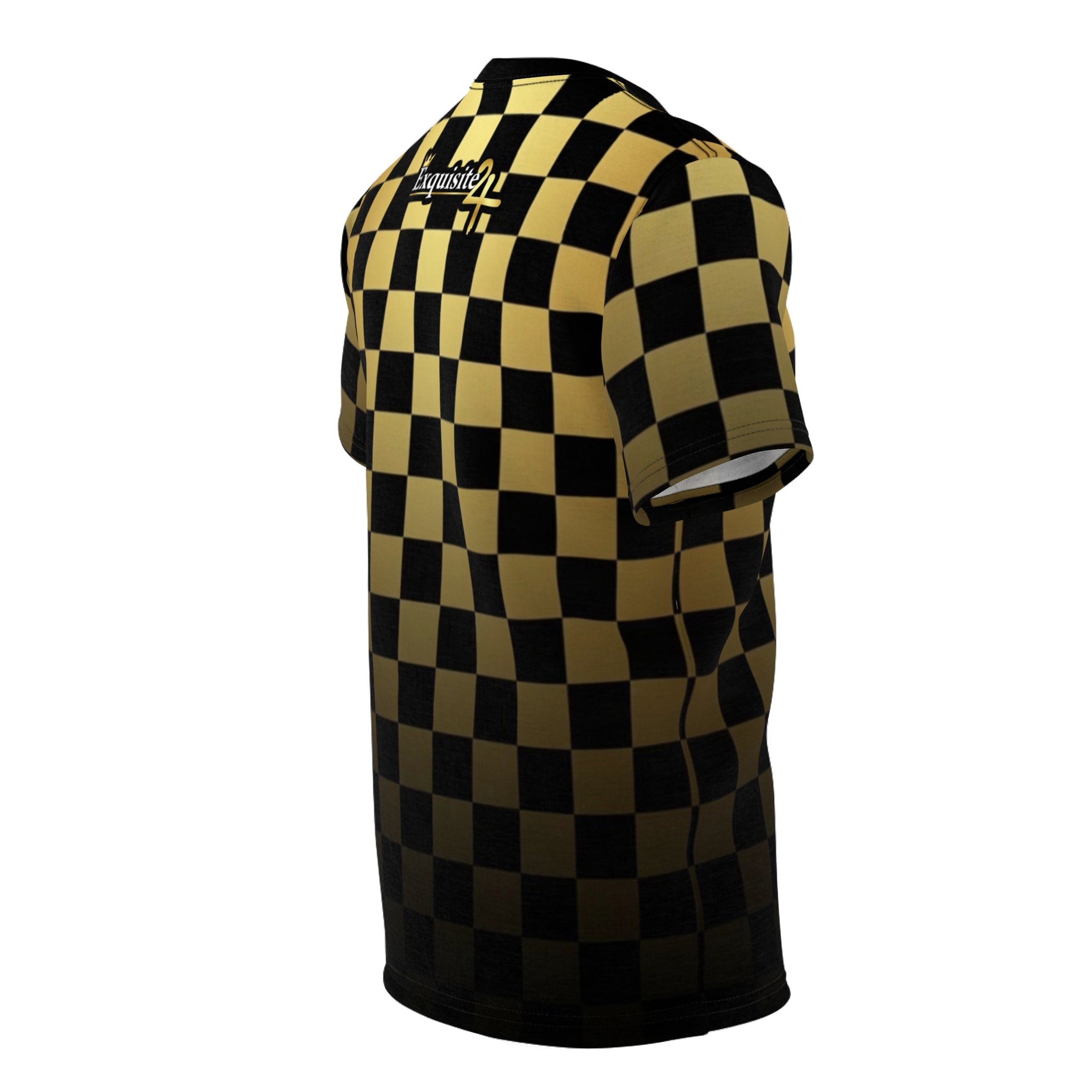 Exquisite 24 Gold Checkerboard Tee