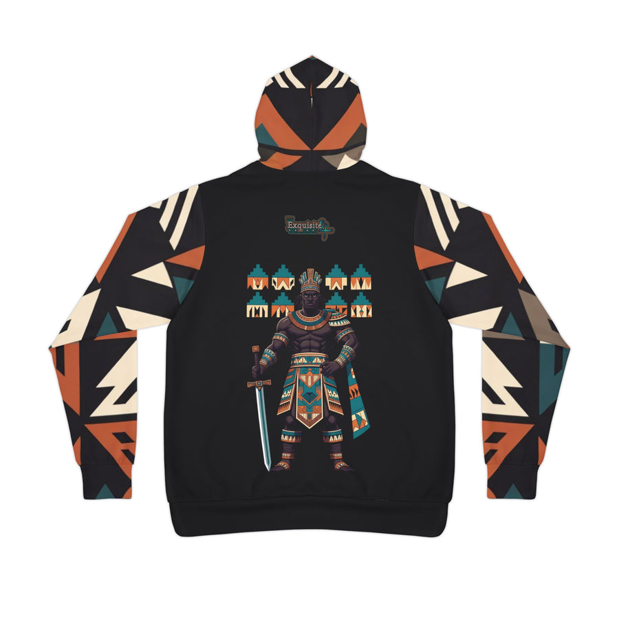 Aztec Warrior Geometric Athletic Hoodie