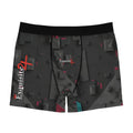 Exquisite 24 Geo Logo Boxer Briefs — Men's Patterned All-Over-Print Underwear