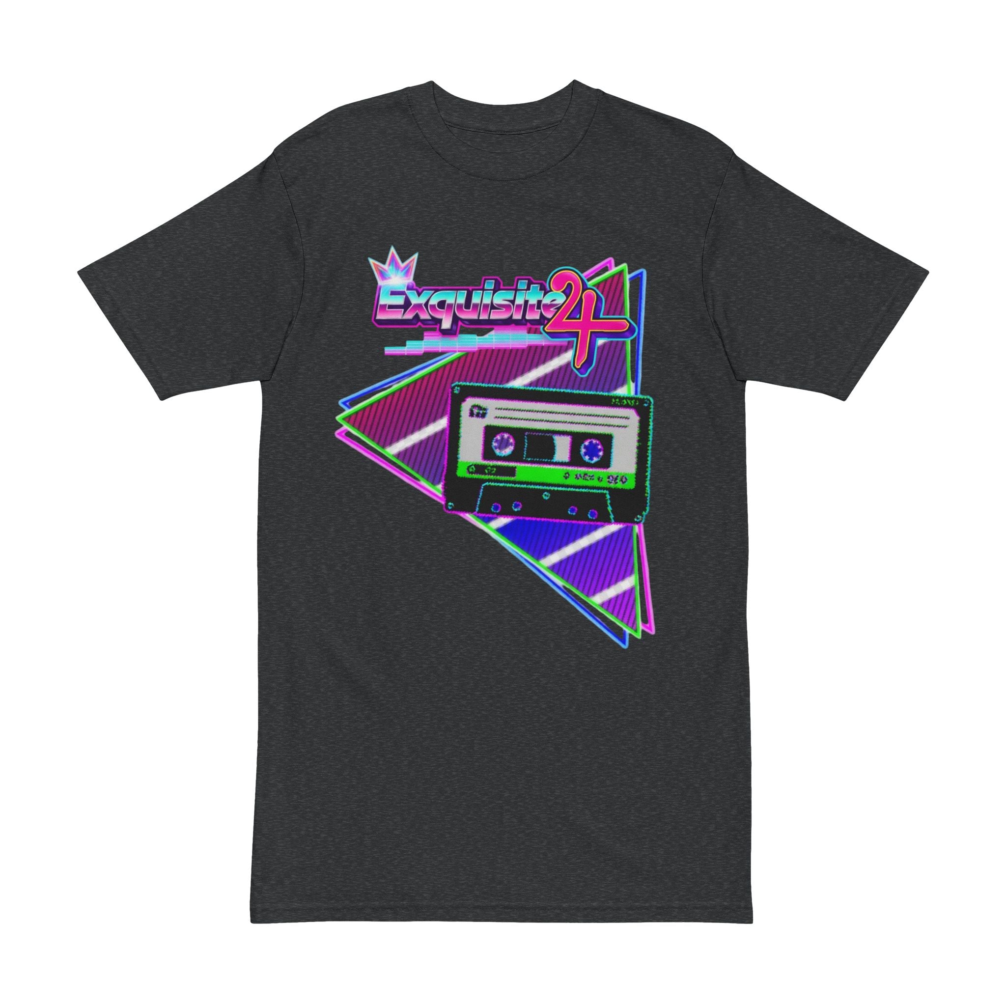Retro Cassette 'Exquisite 24' Vaporwave 80s Music Graphic Tee