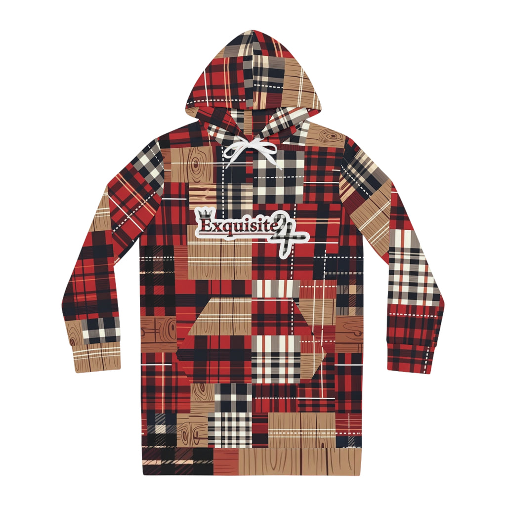 Plaid Hoodie Dress