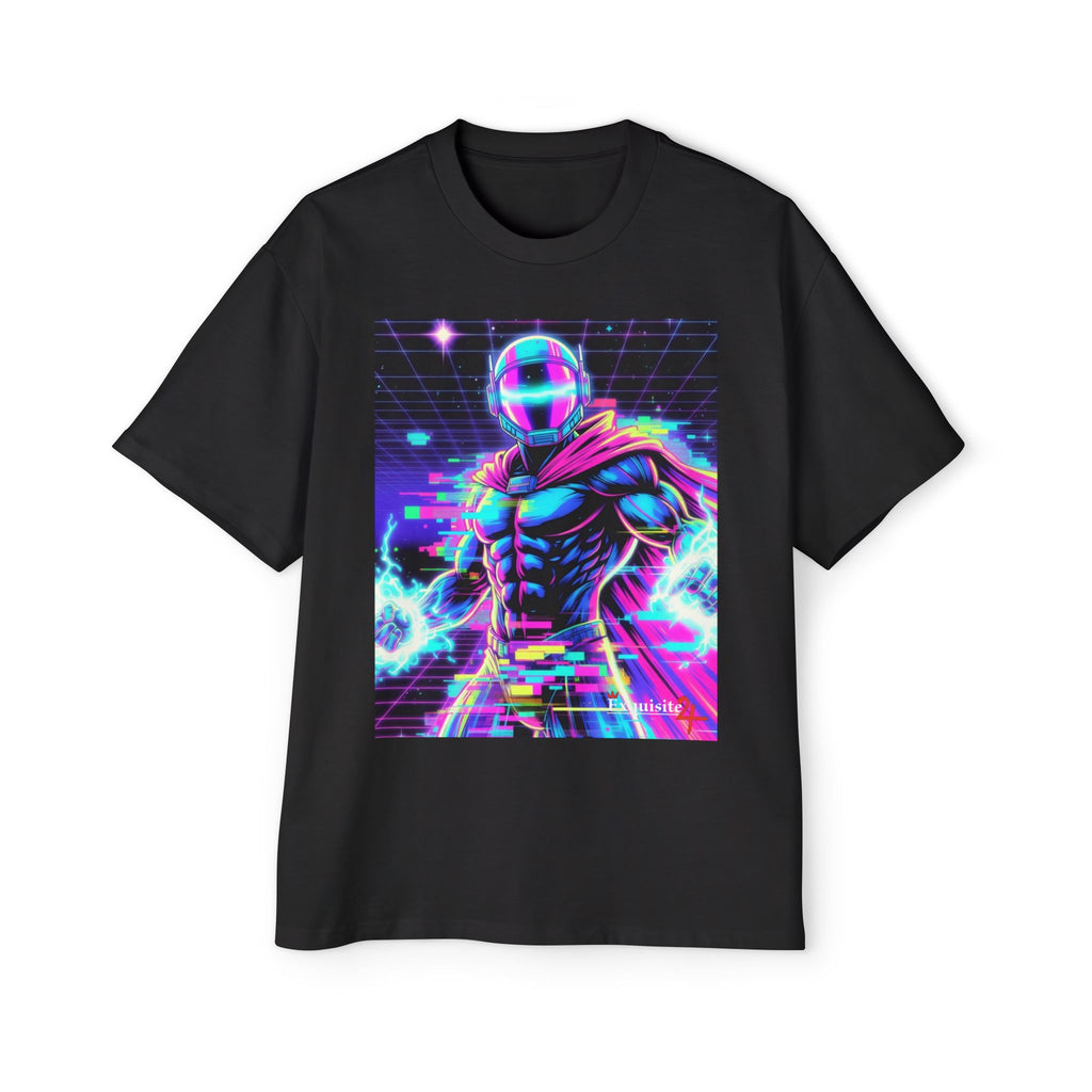 Graphic Tee — Retro Cyberhero Oversized Tee
