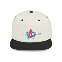 'Royalty Within' Embroidered Flat Bill Snapback Cap