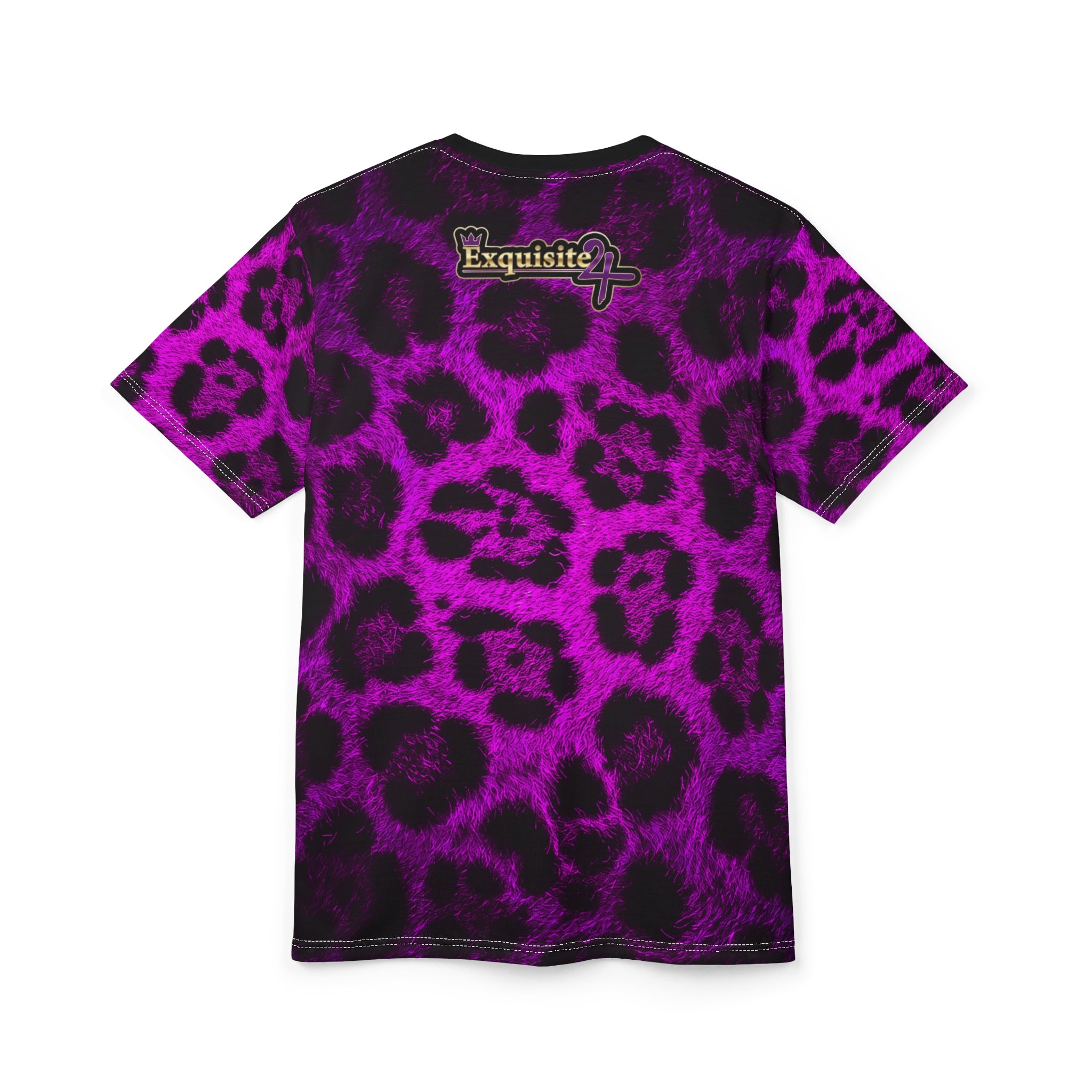 Purple Leopard Gold Grillz Graphic Tee