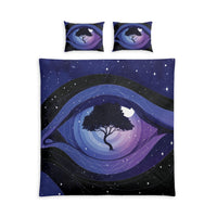 Cosmic Eye Cotton Duvet Cover Set