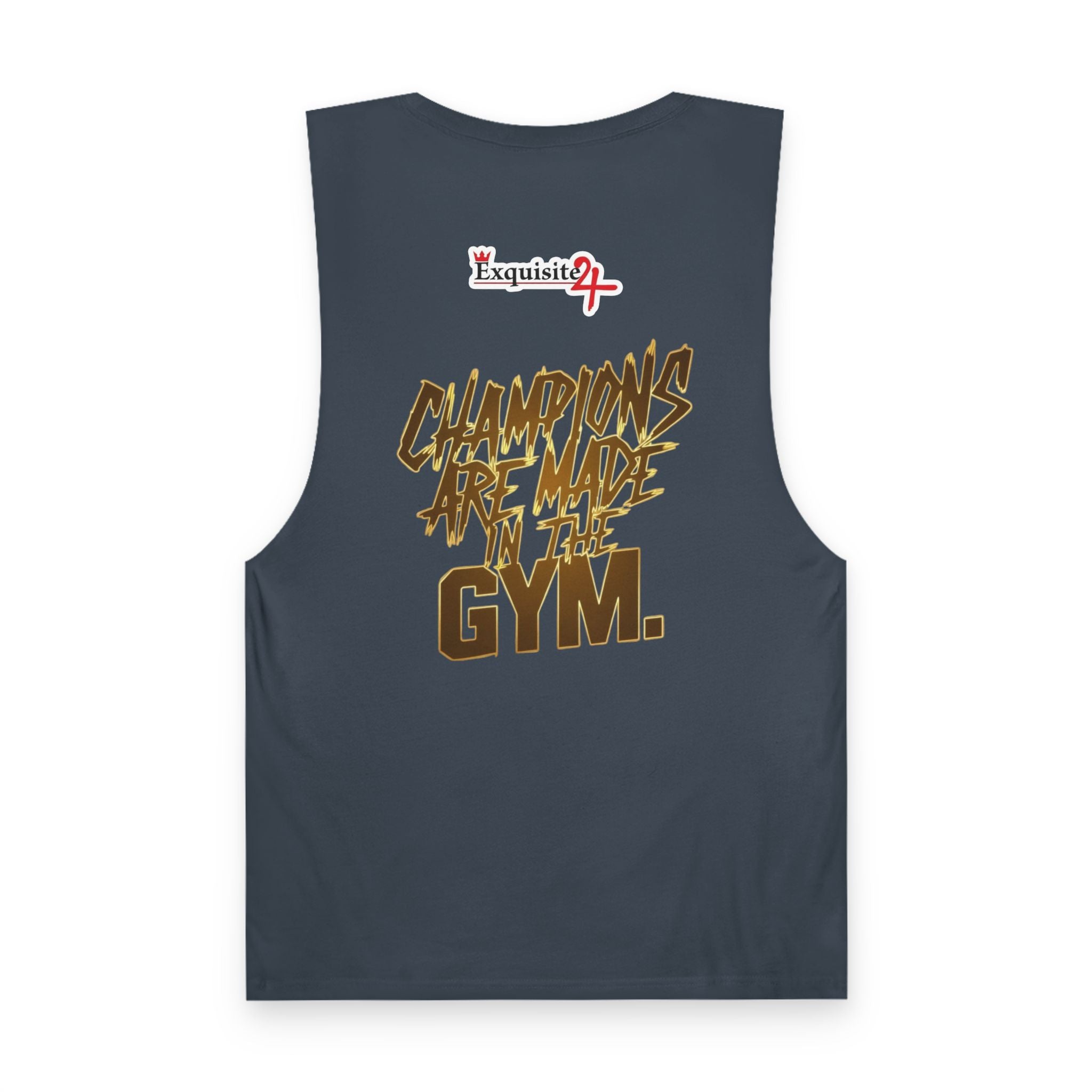 'Champions Are Made in the Gym' Weightlifting Graphic Tank
