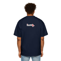 Astronaut Warrior Graphic Tee — Men's Sci‑Fi Space Gamer Oversized Shirt