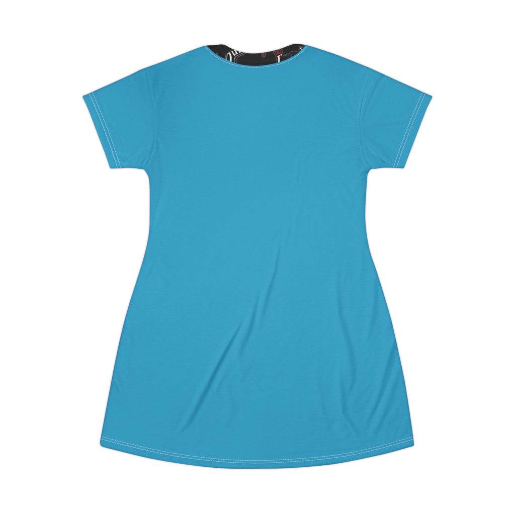 Exquisite 24 Afro Chic Portrait T-Shirt Dress