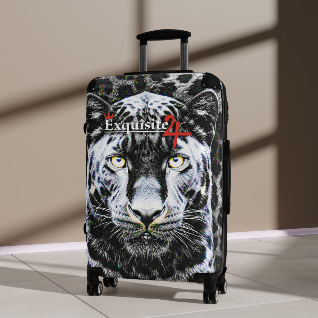 Tiger Face Carry-On Suitcase – "Exquisite 24" Travel Luggage with Bold Wildlife Print