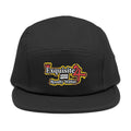 Embroidered 5-Panel Cap — 'Exquisite 24' Logo Streetwear Hat