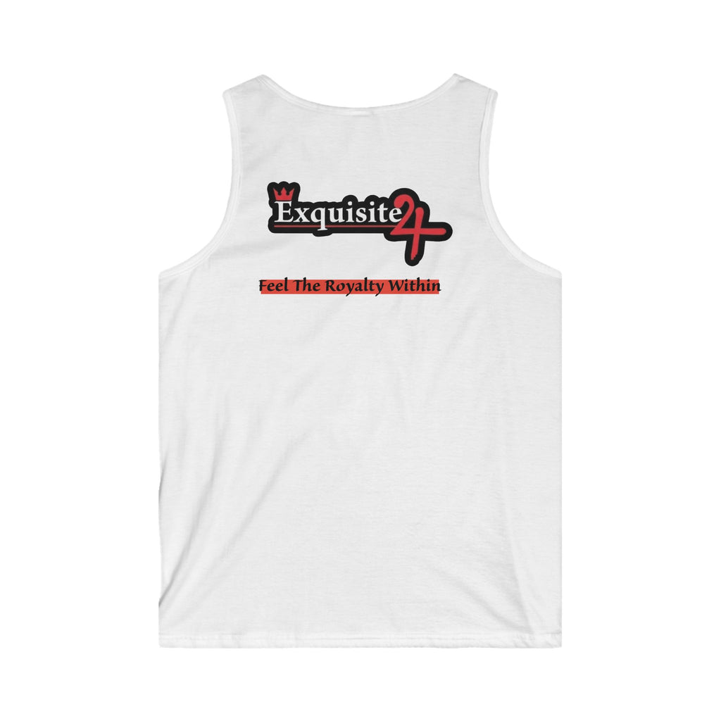 Classic Muscle Car Art Tank Top — Retro Muscle Car Sunset Print