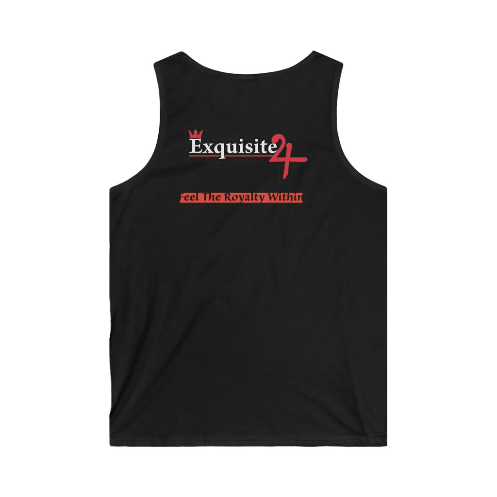 Classic Muscle Car Art Tank Top — Retro Muscle Car Sunset Print