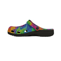 Tie-Dye Rainbow EVA Foam Clogs