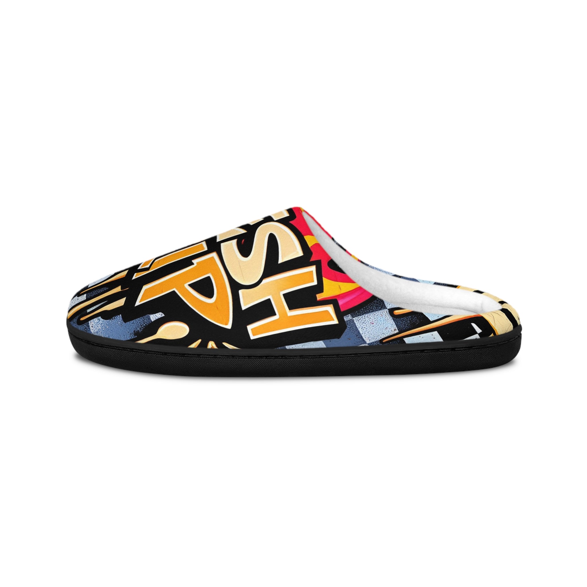 Graffiti “Fresh Drip” Men's Indoor Slippers
