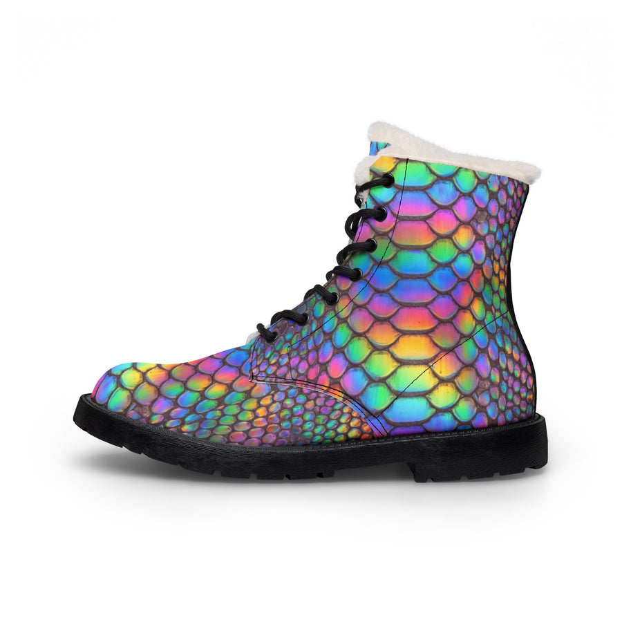 Women's Iridescent Mermaid Scale Boots