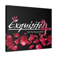 Exquisite 24 Rose Petals Stretched Canvas