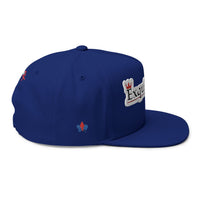 Classic Exquisite 24 Embroidered Flat Bill Cap