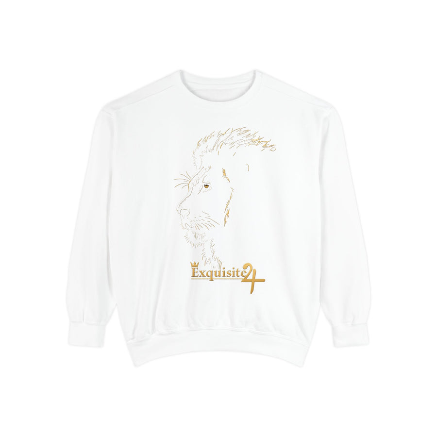 Gold Lion Outline Sweatshirt