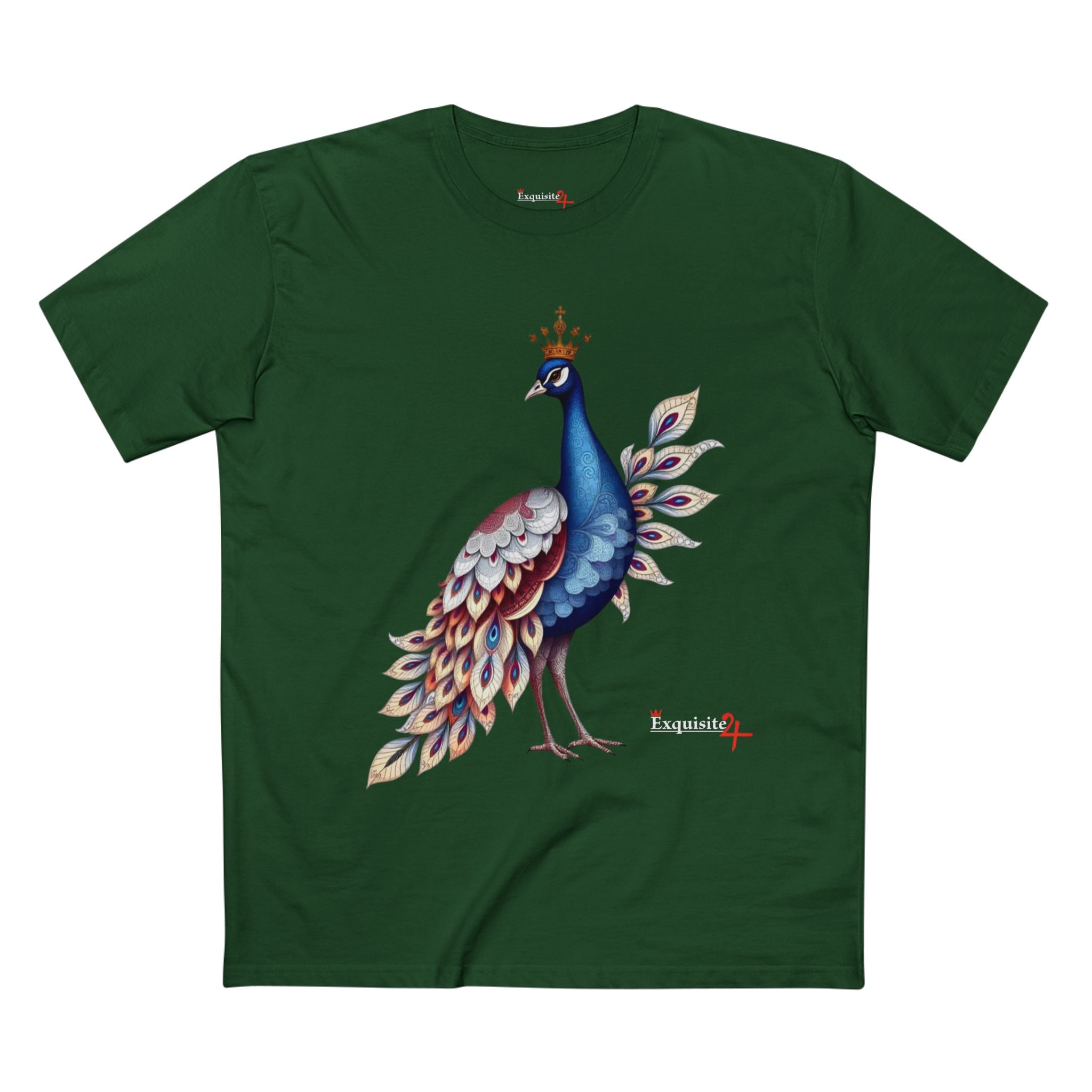 Watercolor Peacock Graphic Tee