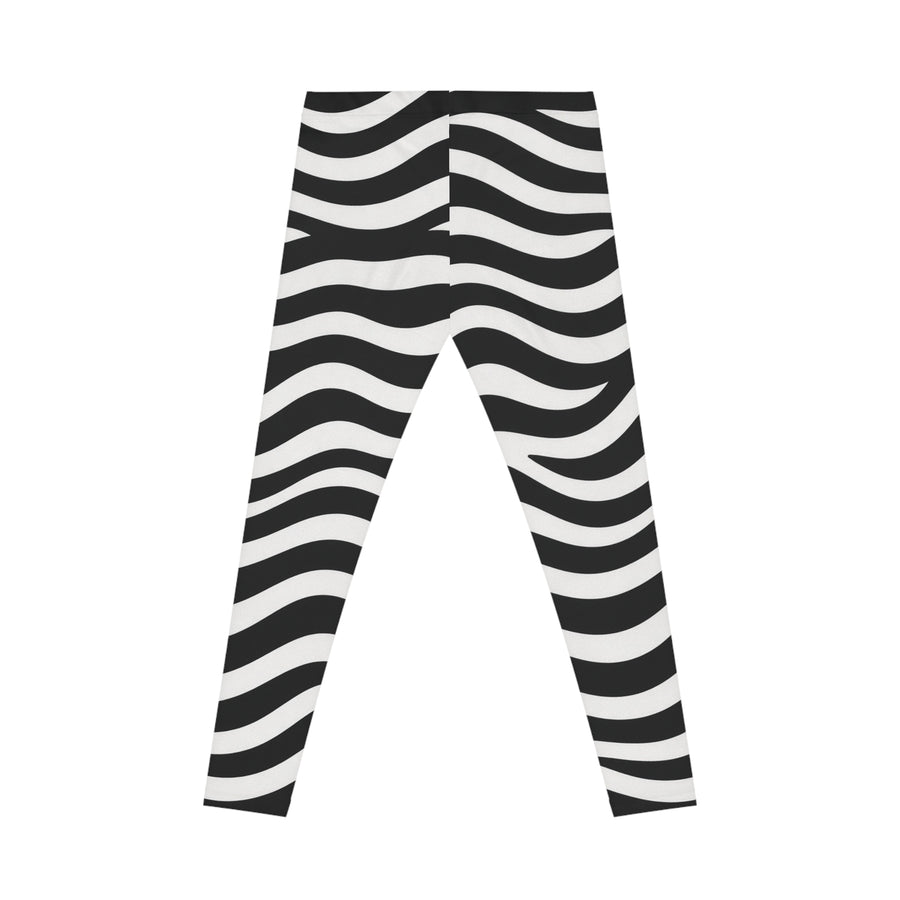 Wavy Zebra Leggings