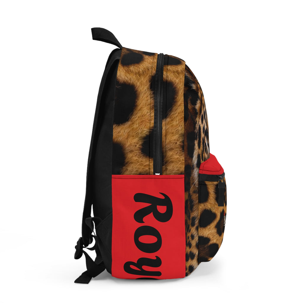 Exquisite 24 Leopard Gaze Backpack — Bold Animal Print School & Travel Bag
