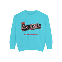 Exquisite 'Feel The Royalty Within' Sweatshirt — Crown Emblem Garment-Dyed Crewneck