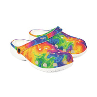 Tie-Dye Rainbow EVA Foam Clogs