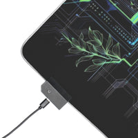 LED Gaming Mouse Pad — Cyber Circuit RGB Desk Mat