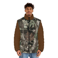 Camo Puffer Jacket — Men's Realtree-Inspired Outdoor Winter Coat