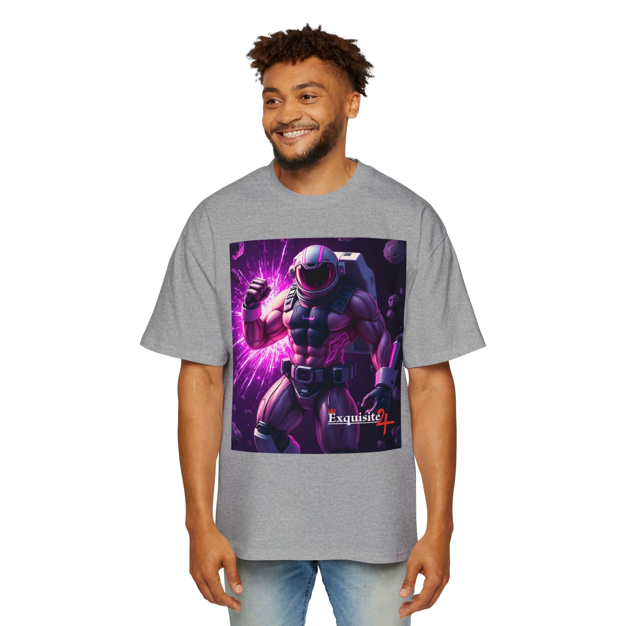 Astro Warrior Graphic Tee — Purple Space Ninja Gaming T-Shirt