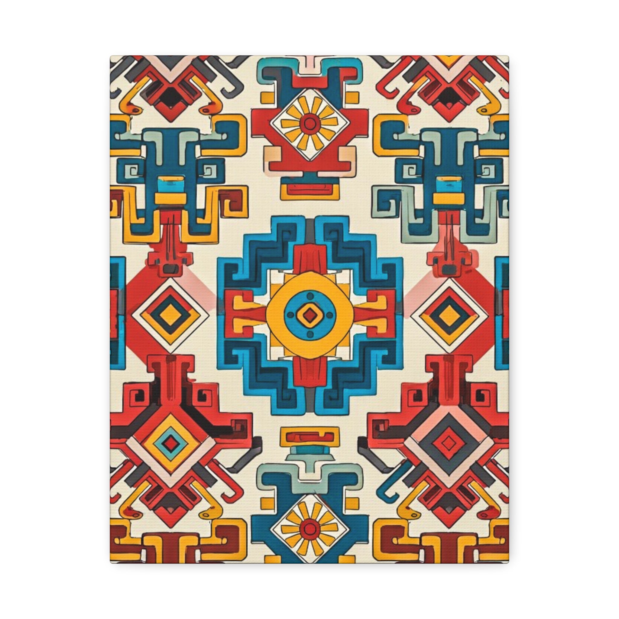Southwestern Geometric Canvas Print