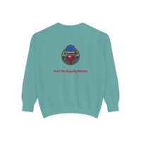 Exquisite 'Feel The Royalty Within' Sweatshirt — Crown Emblem Garment-Dyed Crewneck