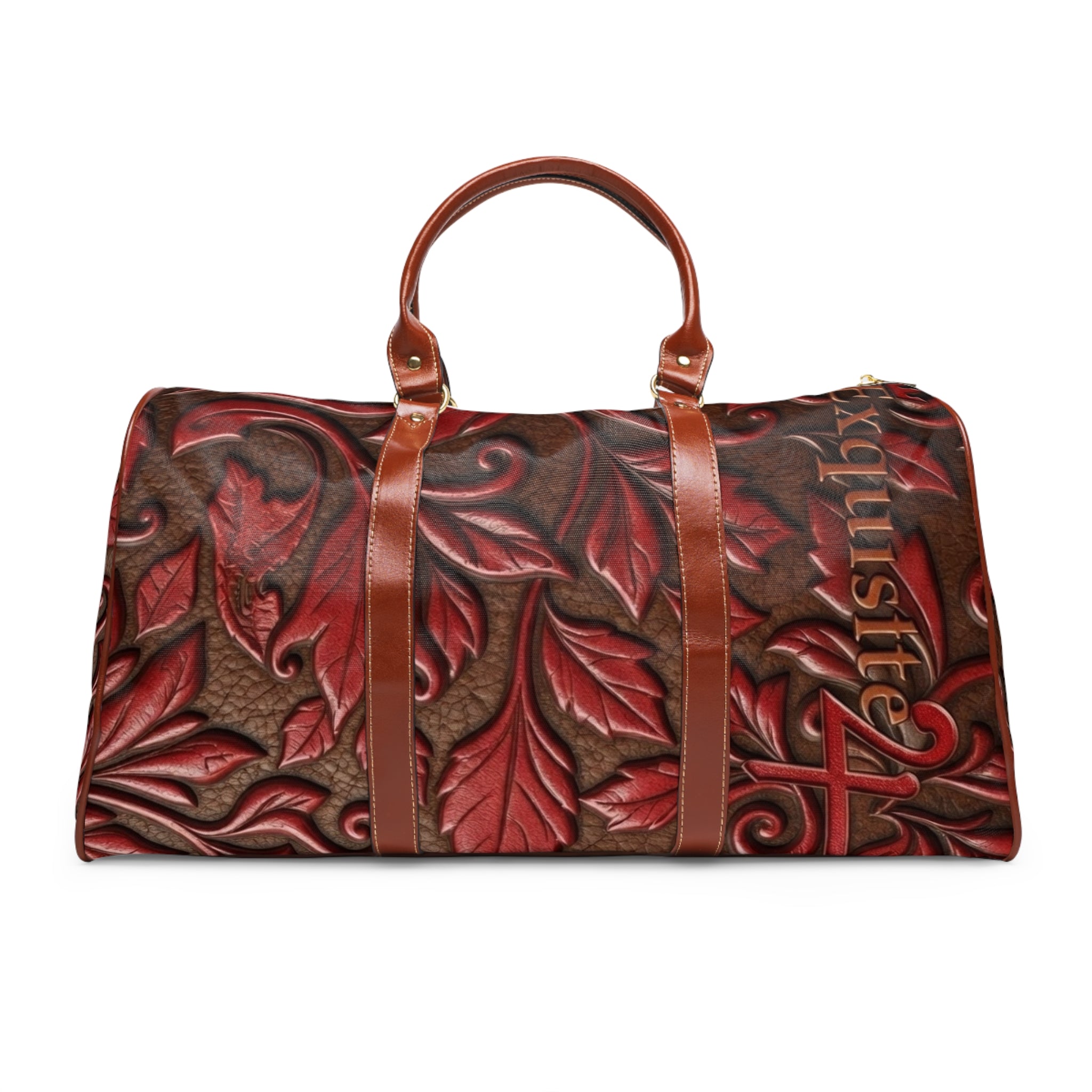 Exquisite 24 Red Leaf Waterproof Travel Bag