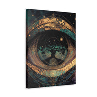 Mystic Eye Tree of Life Stretched Canvas