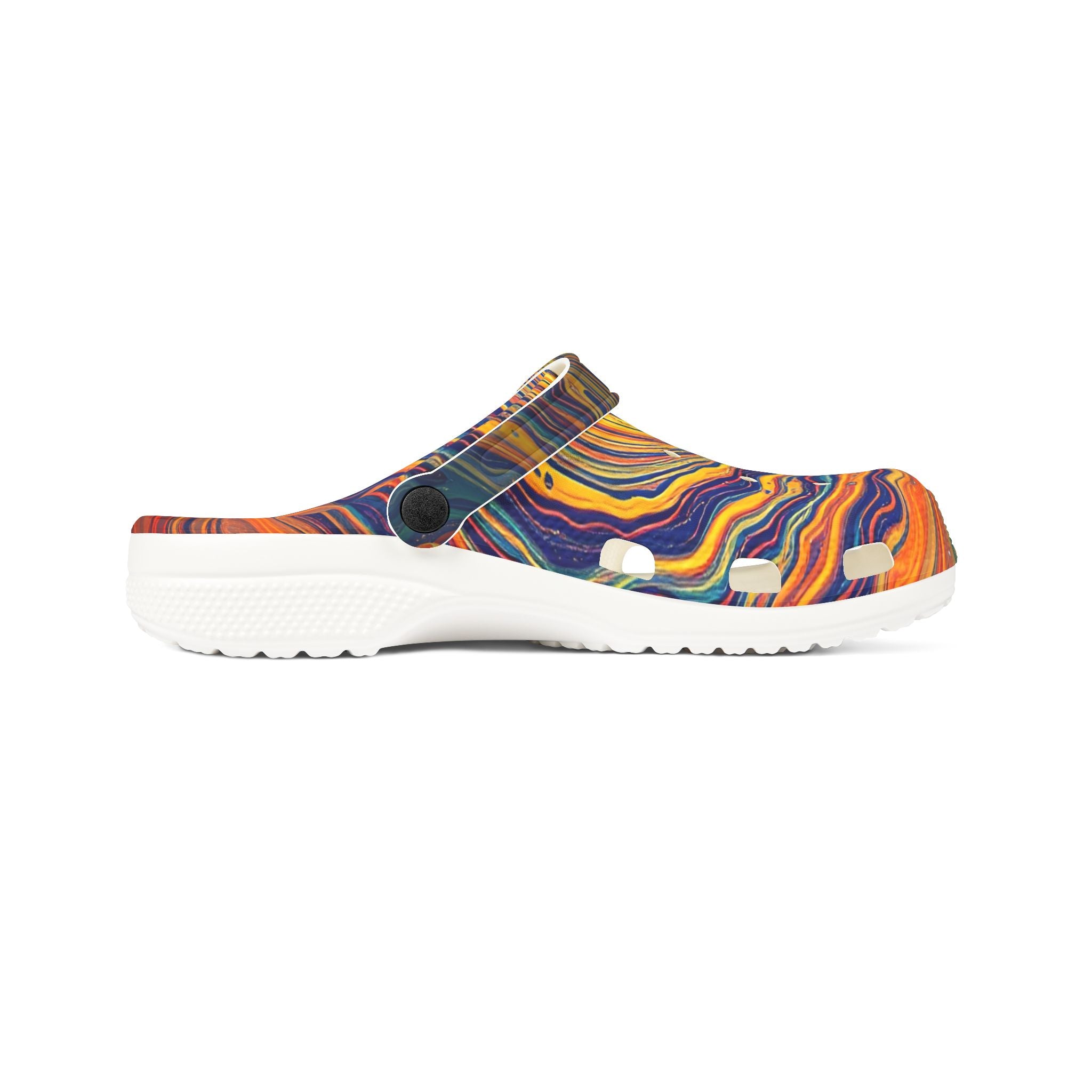 Colorful Swirl EVA Clogs — Comfortable Foam Shoes