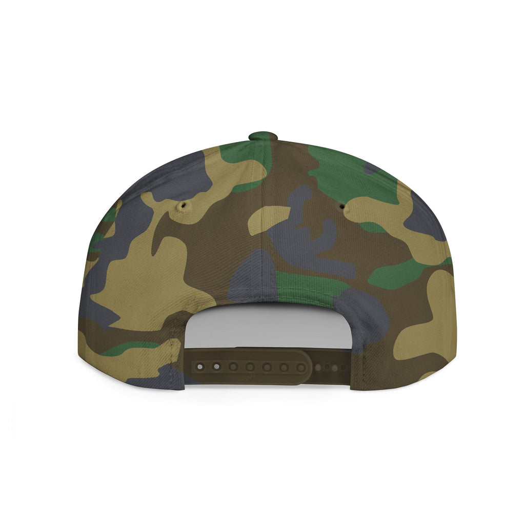 'Royalty Within' Embroidered Flat Bill Snapback Cap