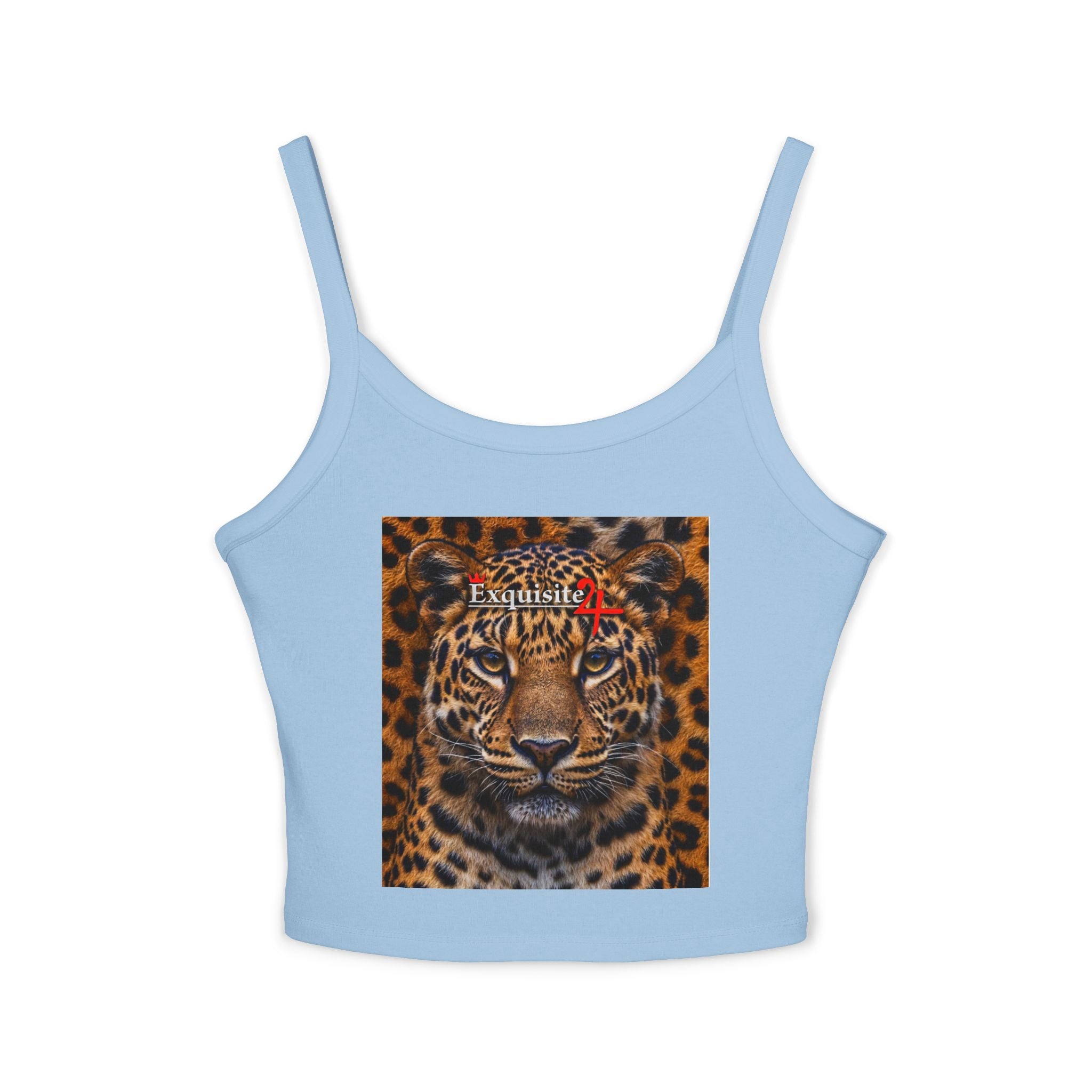 Exquisite 24 Leopard Print Women's Spaghetti Tank