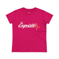 Cursive Exquisite 24 Red Accent Logo Women's Graphic Tee