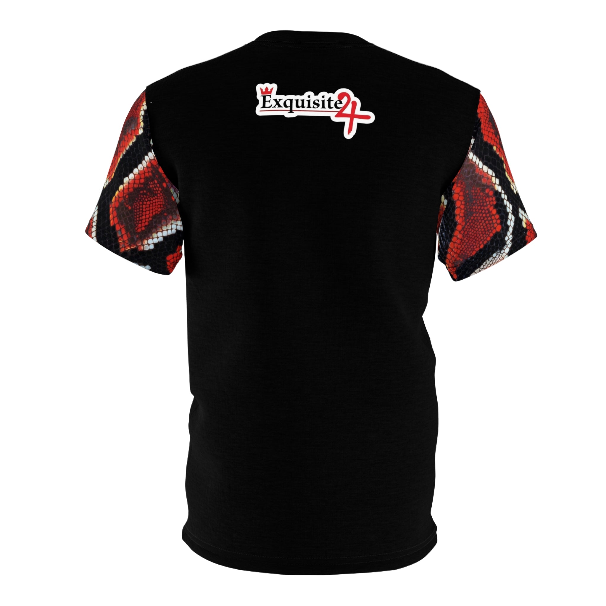 Exquisite 24 Red Snake Print Tee