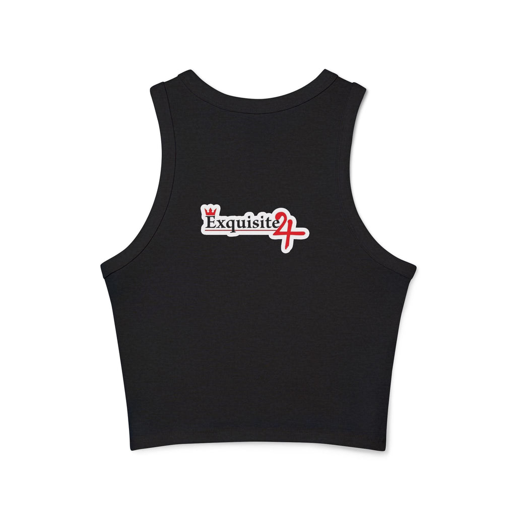 Exquisite 24 Weightlifting Tank Top — Women’s Gym Racer Crop
