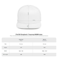 'Royalty Within' Embroidered Flat Bill Snapback Cap