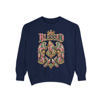 "BLESSED" Floral Angel Women's Sweatshirt