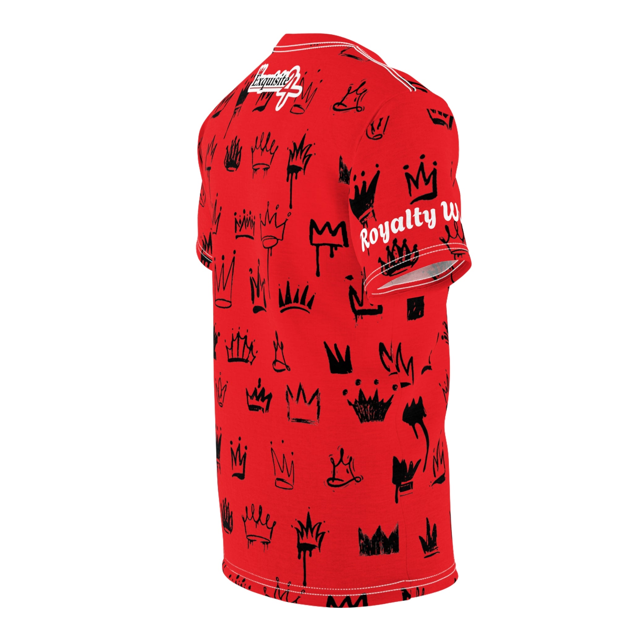 Exquisite 24 Red Crown All-Over Print Tee