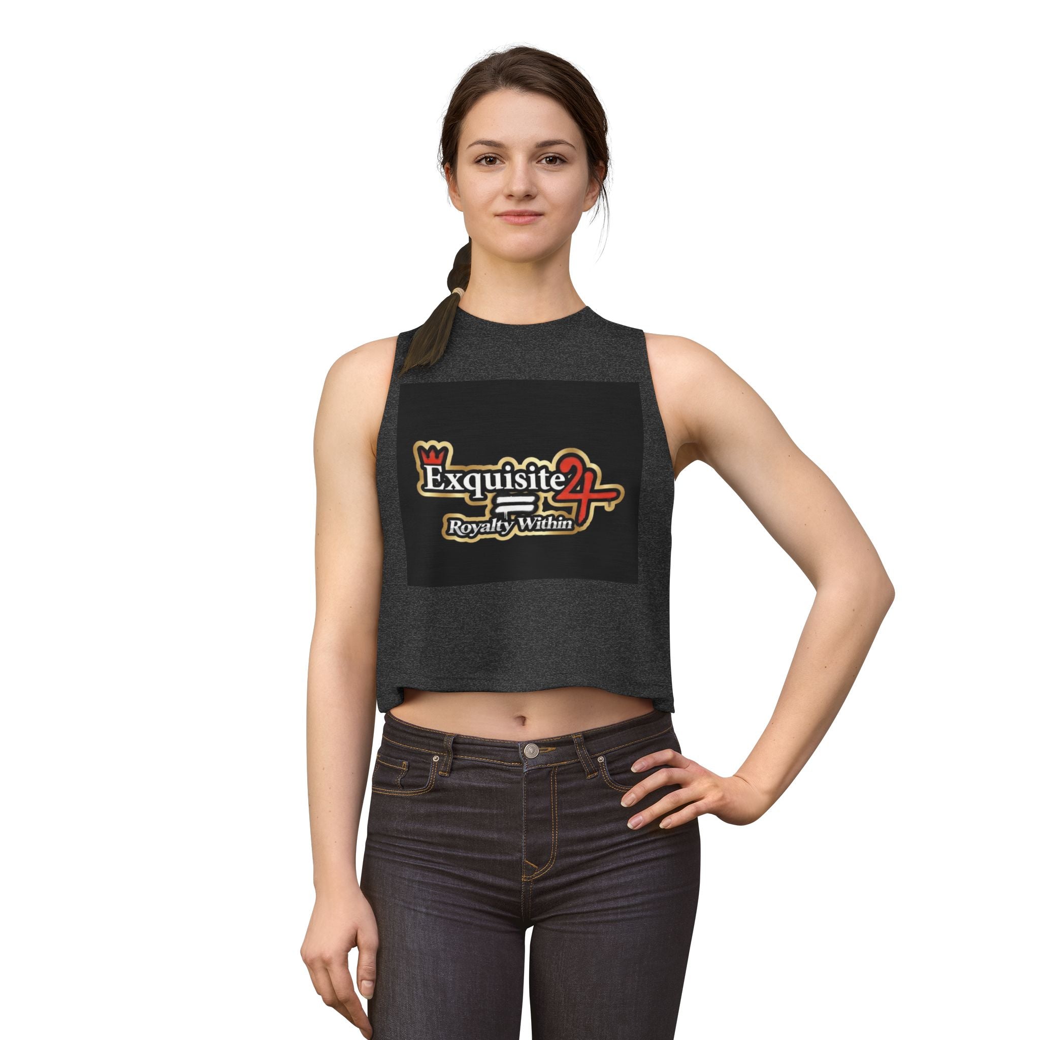 Exquisite 24 'Royalty Within' Women's Crop Top