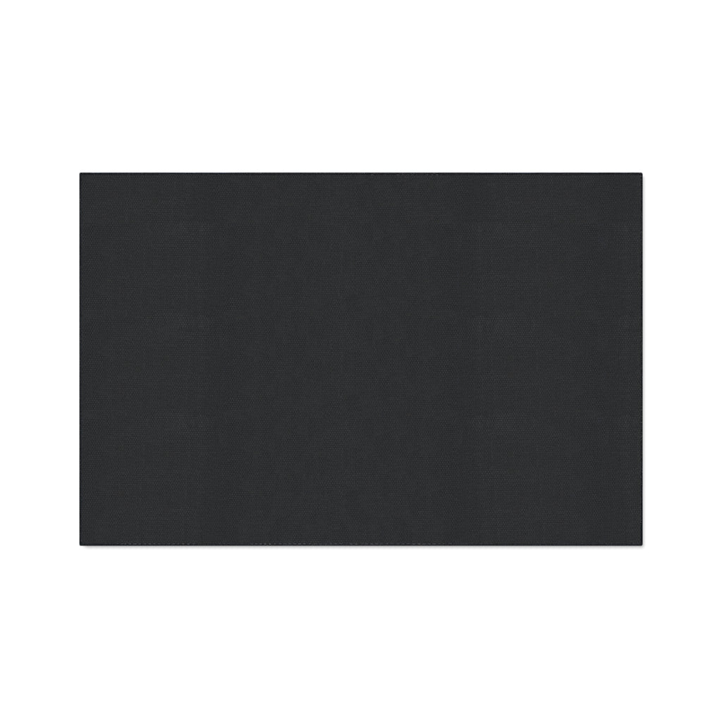 Geometric Blue Prism Floor Mat — Heavy Duty Non-Slip Rug for Entry, Garage & Office