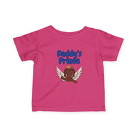 Infant Tee — "Daddy's Prince" Baby T‑Shirt with Crowned Angel Design