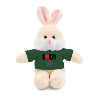 Red Diamond and Blue Roses Tee Plush
